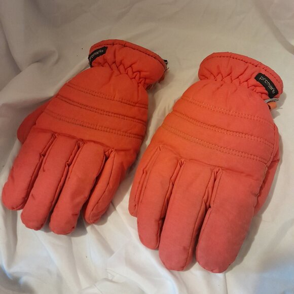 FREE WITH PURCHASE - Vintage 1990's Promark Orange Ski Gloves Neon Gorpcore - Picture 3 of 8